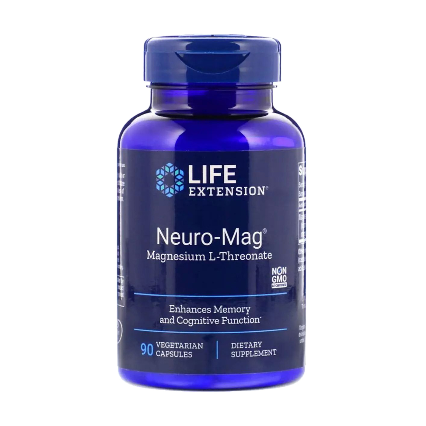 Магній L-Треонат Life Extension Neuro-Mag Magnesium L-Threonate, 90 капсул