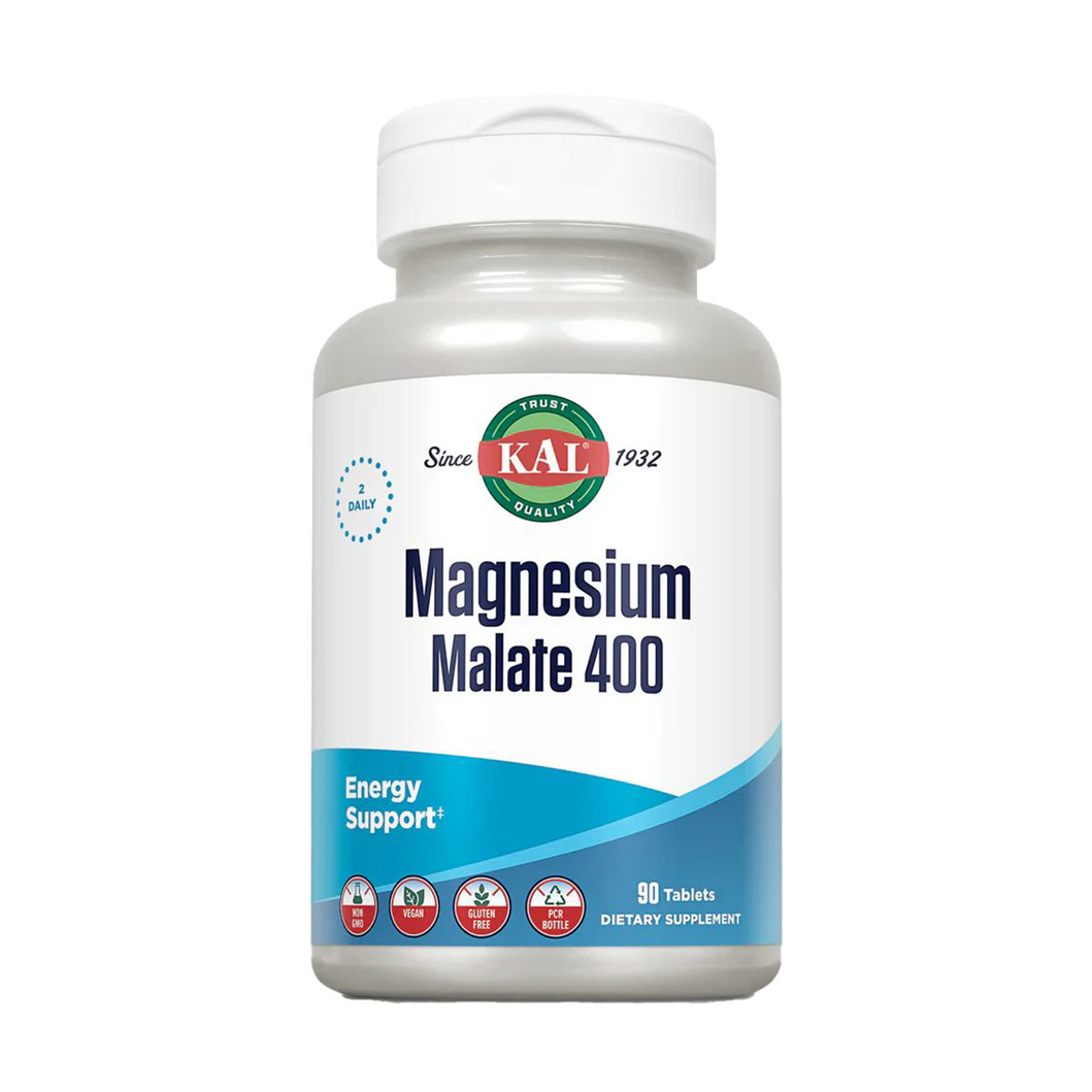 Малат магнію KAL Magnesium Malate 400, 90 таблеток